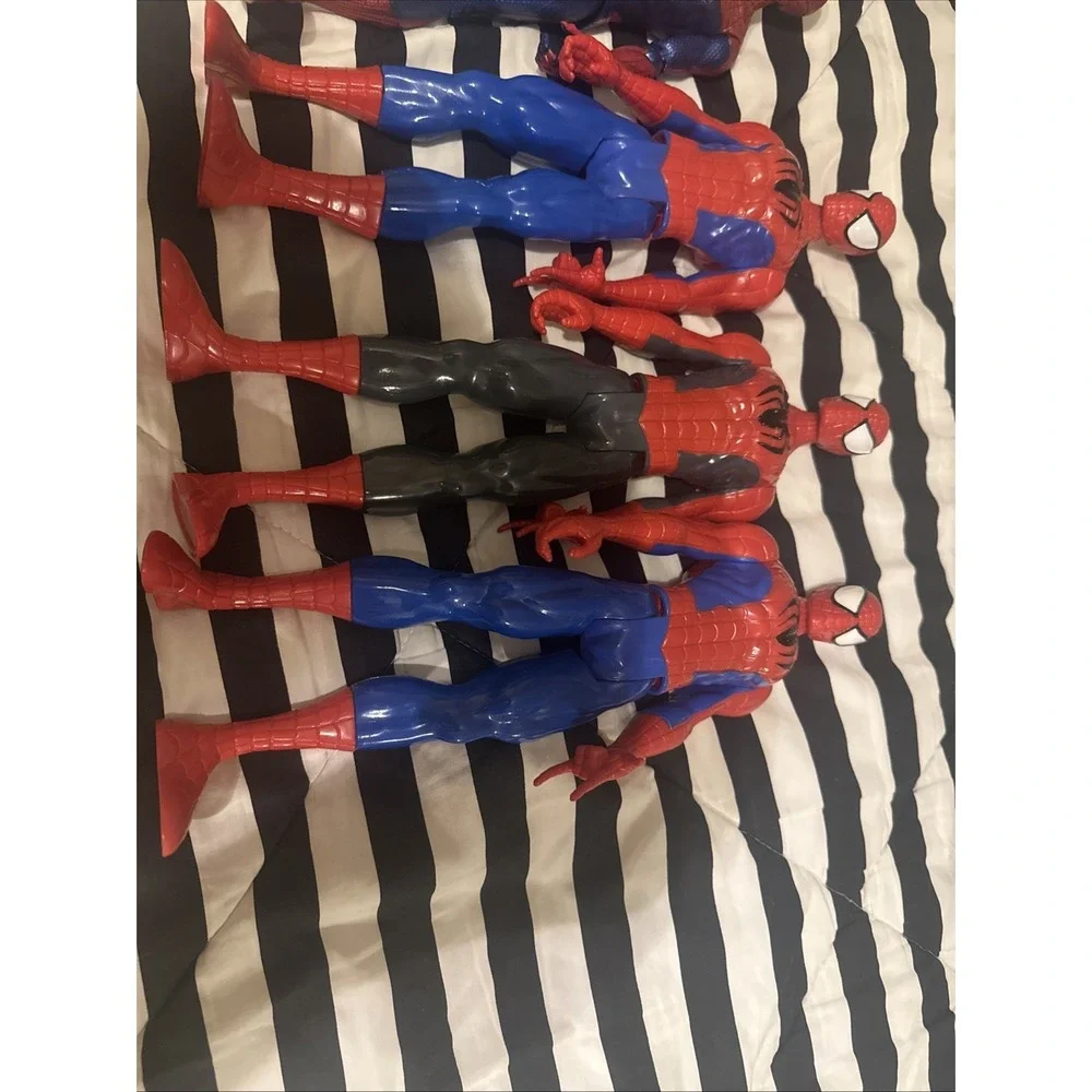 Lot Of 4 Spider Man Figures